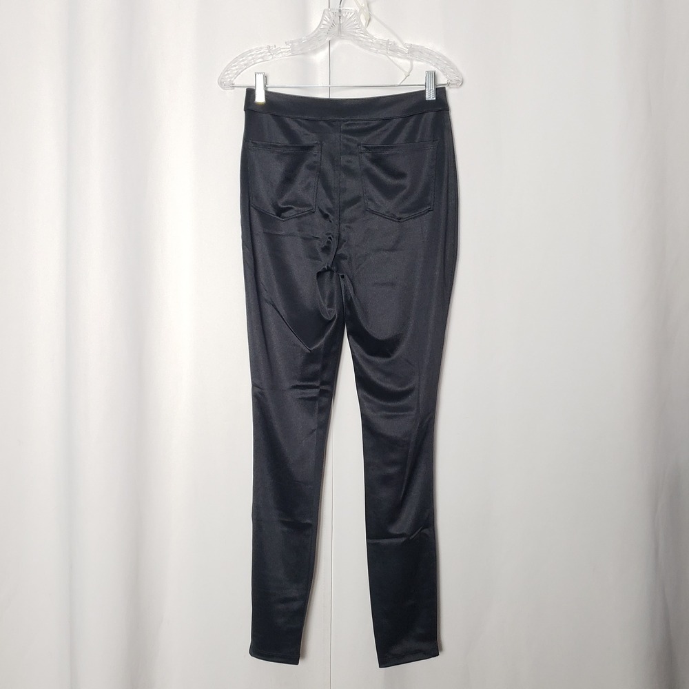 SKIMS Womens Black High Waisted Skinny Disco Pants Size Medium Stretch Slim - Picture 4 of 8
